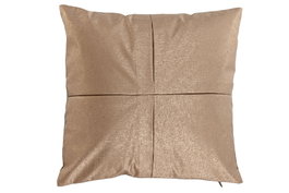 DKD Home Decor Cojín Metalizado Dorado Algodón y Poliéster