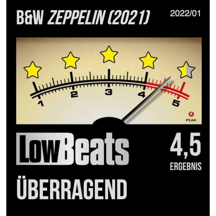 Bowers & Wilkins Zeppelin Altavoz Inalámbrico de 3 vías, 240 W, Gris