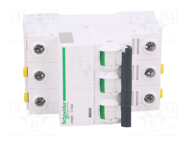 SCHNEIDER ELECTRIC Interruptor magnetotérmico ACTI9 iC60H 50A 3 Polos C SCHNEIDER ELECTRIC Interruptor magnetotérmico ACTI9 iC60H 50A 3 Polos C