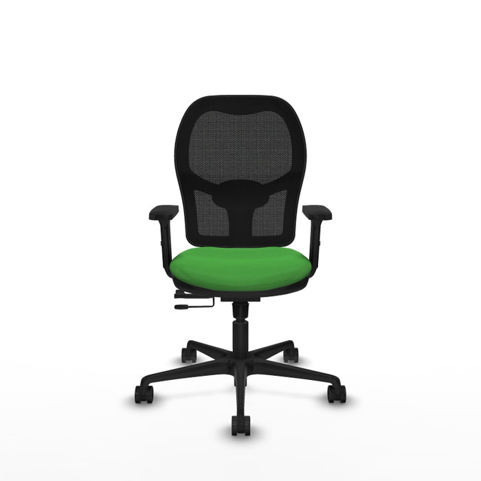 PIQUERAS Y CRESPO Silla de oficina Jorquera Verde con mecanismo Sincro/Traslack
