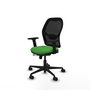 PIQUERAS Y CRESPO Silla de oficina Jorquera Verde con mecanismo Sincro/Traslack