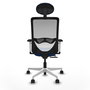 PIQUERAS Y CRESPO Silla de oficina Zulema Azul con Malla Blanca