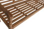 DKD Home Decor Banco de Teca Tallado Natural