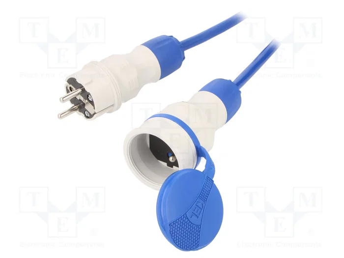 KEL Prolongador de alimentación H07BQ-F 3G1,5mm2 5m azul KEL Prolongador de alimentación H07BQ-F 3G1,5mm2 5m azul