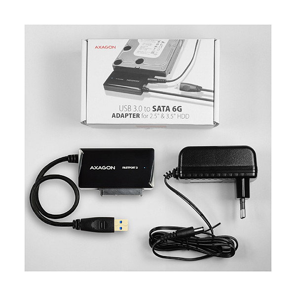 Axagon ADSA-FP3 FASTPort3 Adaptador USB 3.0 para HDD/SSD/ODD SATA 6G Axagon ADSA-FP3 FASTPort3 Adaptador USB 3.0 para HDD/SSD/ODD SATA 6G
