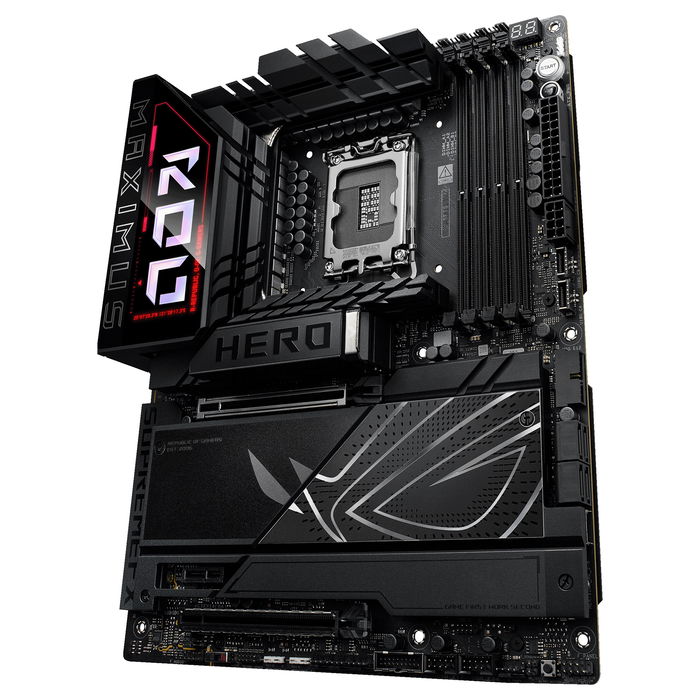 ASUS ROG MAXIMUS Z890 HERO Placa Base ATX Intel Z890 LGA 1851 para Procesadores Intel Core Ultra Series 2 con Soporte DDR5 ASUS ROG MAXIMUS Z890 HERO Placa Base ATX Intel Z890 LGA 1851 para Procesadores Intel Core Ultra Series 2 con Soporte DDR5