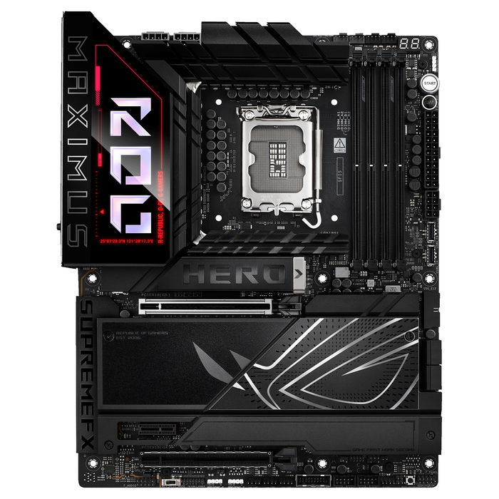 ASUS ROG MAXIMUS Z890 HERO Placa Base ATX Intel Z890 LGA 1851 para Procesadores Intel Core Ultra Series 2 con Soporte DDR5 ASUS ROG MAXIMUS Z890 HERO Placa Base ATX Intel Z890 LGA 1851 para Procesadores Intel Core Ultra Series 2 con Soporte DDR5