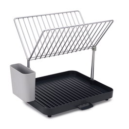 Joseph Joseph Y-Rack Escurridor de platos de 2 niveles, Gris