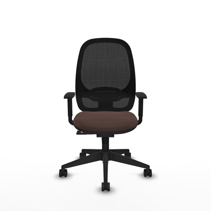 PIQUERAS Y CRESPO Silla de oficina Cilanco con mecanismo Sincro, Marrón oscuro y Negro PIQUERAS Y CRESPO Silla de oficina Cilanco con mecanismo Sincro, Marrón oscuro y Negro