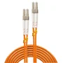 Lindy 46481 Cable de Fibra Óptica 2 m OM2 LC-LC Naranja - Cable InfiniBand, Multimodo Full Duplex