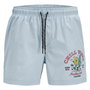 Pantalón corto Jack & Jones Jpstmaui Jj Leg Print Agua Infantil Unisex 3-4 Años