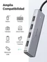 UGREEN Concentrador USB-C a 4 Puertos USB 3.0 Gris 70336