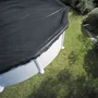 Gre Cobertor de Invierno para Piscina de 3.50 m, Cubierta de Polietileno 120g/m2 Diametro 4.40 m, Incluye Cuerda Elastica y Tensor