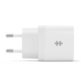 HYPER HJ205EU Cargador de Dispositivo Móvil para Smartphone y Tableta, Carga Rápida, 1 Puerto USB Tipo C, Blanco