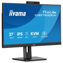 Iiyama ProLite XUB2790QSUH 68.6 cm (27") QHD IPS 2560x1440, 100Hz, 0.4ms, FreeSync, USB-C 65W, KVM, Altavoces, Negro