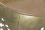 DKD Home Decor Mesa Centro Oriental Dorado Marron 59 x 40 x 59 cm