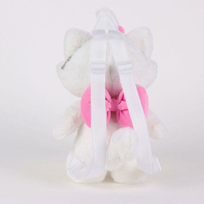 Cerdá Mochila Infantil Peluche Marie Los Aristogatos Disney Blanco