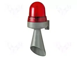 WERMA Señalizador Luminoso y Sonoro Rojo 24V DC/AC