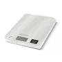 Grunkel Báscula de Cocina Electrónica BCR-G5R, Peso Máximo 5kg, Precisión 1g, Función Tara, con Anilla para Almacenaje, Color Gris