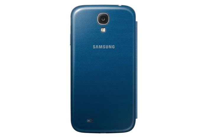 Samsung Flip Cover Sustituta Funda Libro Marrón para Galaxy S4, Modelo EF-FI950B, Protección de Pantalla