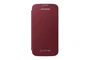 Samsung Flip Cover Sustituta Funda Libro Marrón para Galaxy S4, Modelo EF-FI950B, Protección de Pantalla