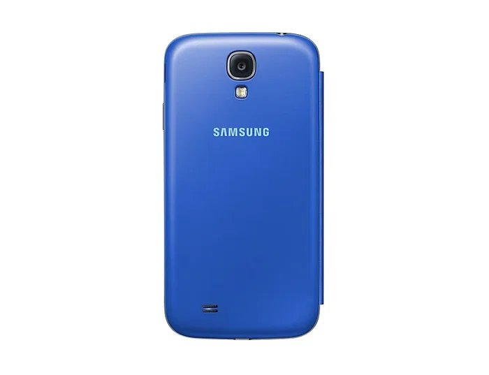 Samsung Flip Cover Sustituta Funda Libro Marrón para Galaxy S4, Modelo EF-FI950B, Protección de Pantalla