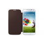 Samsung Flip Cover para Galaxy S4, funda tipo libro marrón EF-FI950BAEGWW