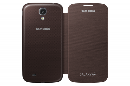Samsung EF-FI950BAEGWW Funda Libro Marrón para Samsung Galaxy S4