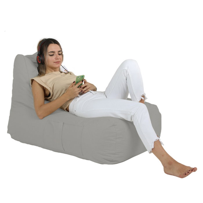 Atelier Del Sofa Puf de Jardín Fume - Máxima Comodidad y Relax para Exteriores