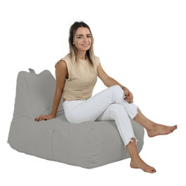 Atelier Del Sofa Puf de Jardín Fume - Máxima Comodidad y Relax para Exteriores