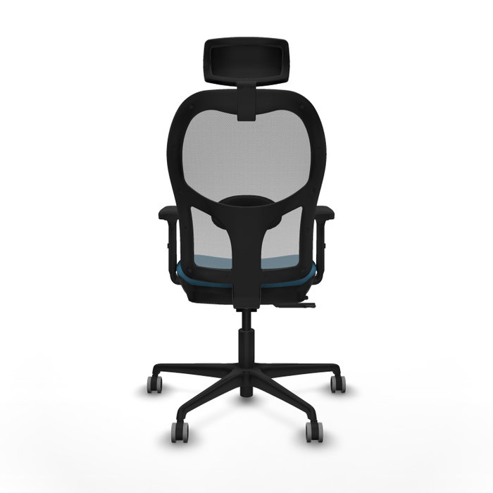 PIQUERAS Y CRESPO Silla de oficina Jorquera con mecanismo Sincro/Traslack Verde petróleo y Gris PIQUERAS Y CRESPO Silla de oficina Jorquera con mecanismo Sincro/Traslack Verde petróleo y Gris