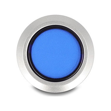 DeLOCK 22049 Interruptor pulsador LED azul de plástico