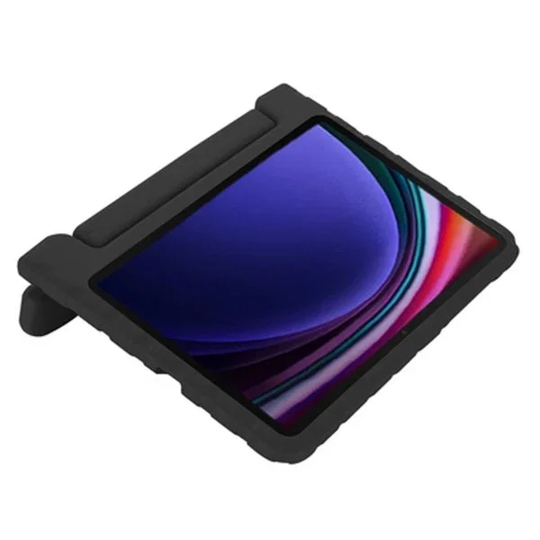 Just In Case Funda Kids para Samsung Galaxy Tab S9 / S9 FE, Negro
