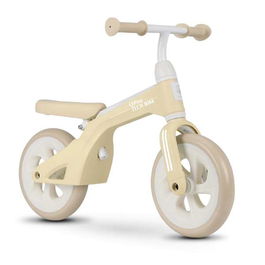 Ociotrends Bicicleta sin Pedales Tech Balance Bike Cream 10 Pulgadas para Niños a Partir de 1 Año