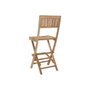 DKD Home Decor Taburete Teca Plegable Marrón Natural