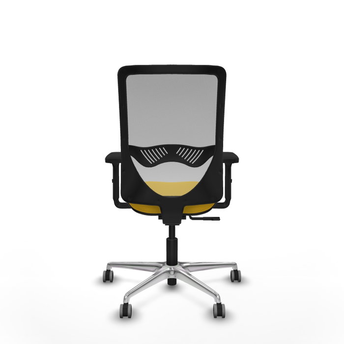 PIQUERAS Y CRESPO Silla de oficina Zulema con mecanismo Sincro, Amarillo y Gris PIQUERAS Y CRESPO Silla de oficina Zulema con mecanismo Sincro, Amarillo y Gris