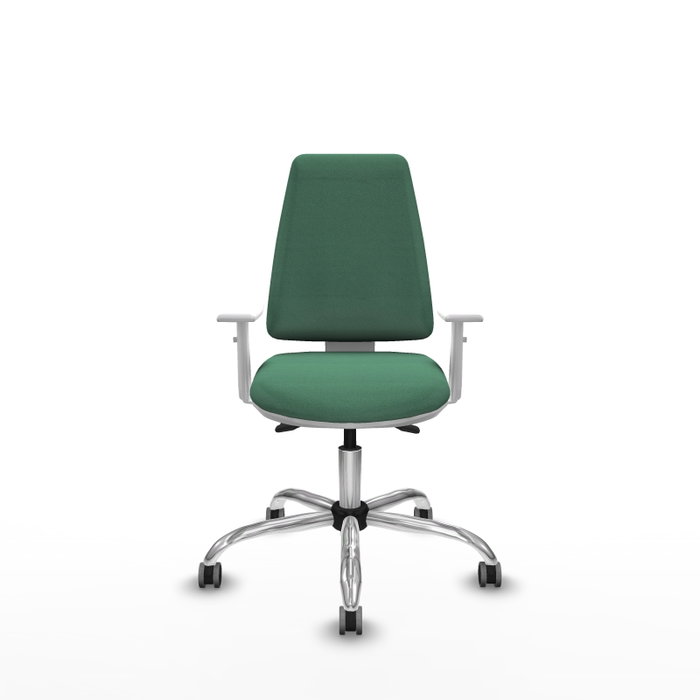 PIQUERAS Y CRESPO Silla de oficina Elche Verde Esmeralda con Mecanismo Asincro