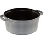 Staub La Cocotte 28cm Round Cast Iron, Graphite Grey