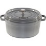 Staub La Cocotte 28cm Round Cast Iron, Graphite Grey
