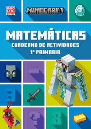 HARPER COLLINS IBERICA Minecraft oficial: cuaderno de actividades, Matemáticas 1.º primaria
