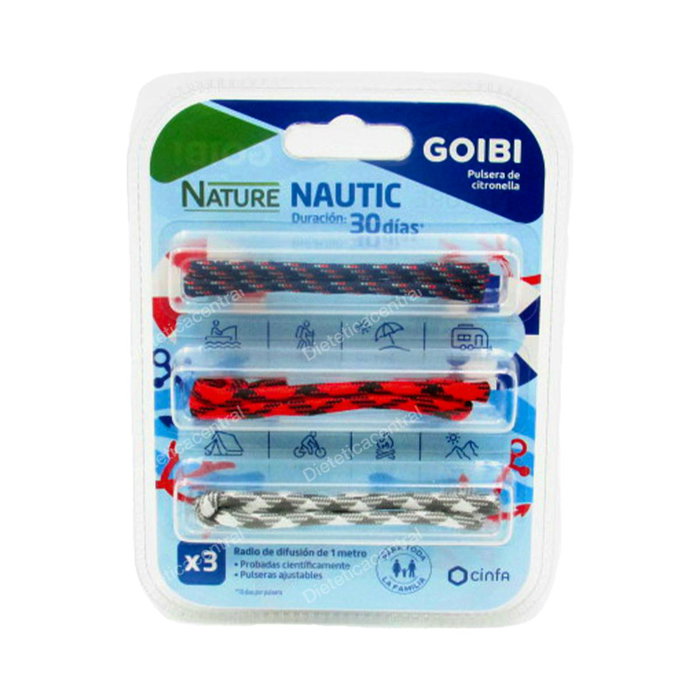 GOIBI Pulsera Citronela Nautic X3UD GOIBI Pulsera Citronela Nautic X3UD