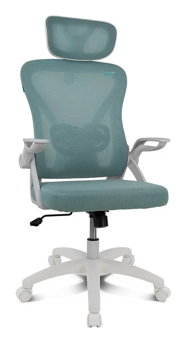 Drift DRAIR35 Silla Gaming Ergonómica con Respaldo de Malla, Ajustable (90-120°), para 120 kg, Color Blanco/Turquesa