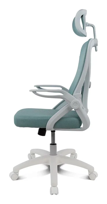 Drift DRAIR35 Silla Gaming Ergonómica con Respaldo de Malla, Ajustable (90-120°), para 120 kg, Color Blanco/Turquesa
