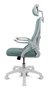 Drift DRAIR35 Silla Gaming Ergonómica con Respaldo de Malla, Ajustable (90-120°), para 120 kg, Color Blanco/Turquesa