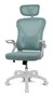 Drift DRAIR35 Silla Gaming Ergonómica con Respaldo de Malla, Ajustable (90-120°), para 120 kg, Color Blanco/Turquesa