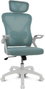 Silla Gaming Drift DRAIR35 Blanca Turquesa Ergonómica Transpirable Reposabrazos Abatibles Reclinable 120°