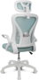 Silla Gaming Drift DRAIR35 Blanca Turquesa Ergonómica Transpirable Reposabrazos Abatibles Reclinable 120°