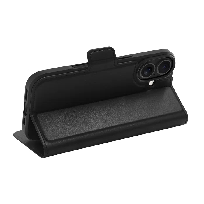 Dbramante1928 Oslo Pro Funda Tipo Libro para Apple iPhone 17 (17 cm / 6.7") Negro - Compatible con MagSafe, con Cierre Magnético y 3 Bolsillos para Tarjetas