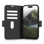 Dbramante1928 Oslo Pro Funda Tipo Libro para Apple iPhone 17 (17 cm / 6.7") Negro - Compatible con MagSafe, con Cierre Magnético y 3 Bolsillos para Tarjetas