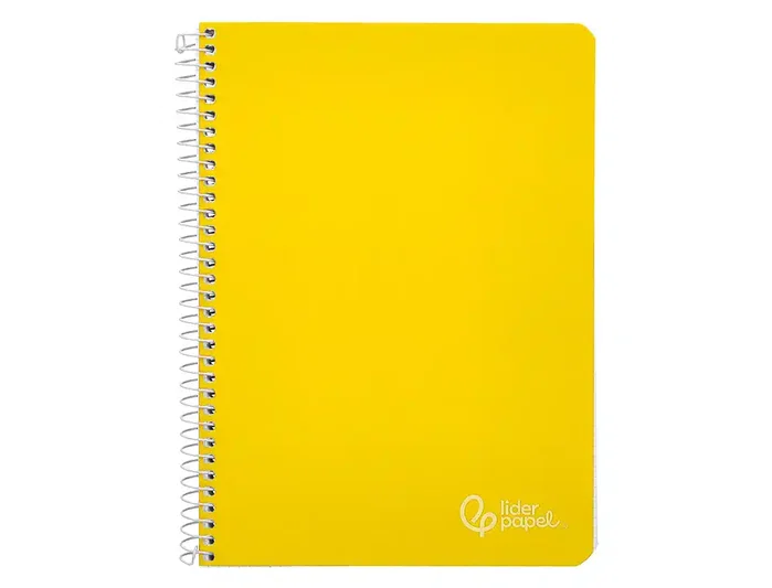 Liderpapel Cuaderno espiral A5 Witty tapa dura amarillo 80h 90gr cuadro 4mm Liderpapel Cuaderno espiral A5 Witty tapa dura amarillo 80h 90gr cuadro 4mm